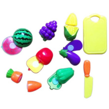 Plástico 10PCS fingir brinquedo de frutas Cutable com En71